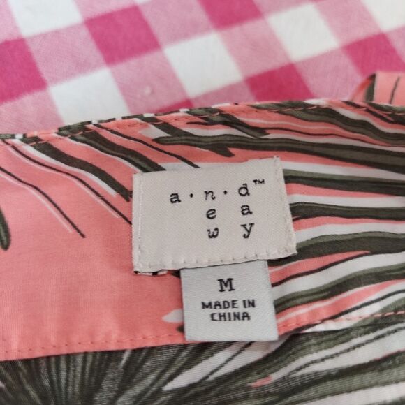 Bustier Summer Top " A New Day" Tropical Crop Top Size M - Picture 5 of 6